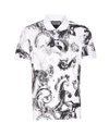 VERSACE JEANS COUTURE POLO WATERCOLOUR COUTURE