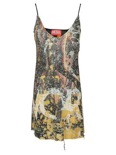 Diesel Dress In Multicolor