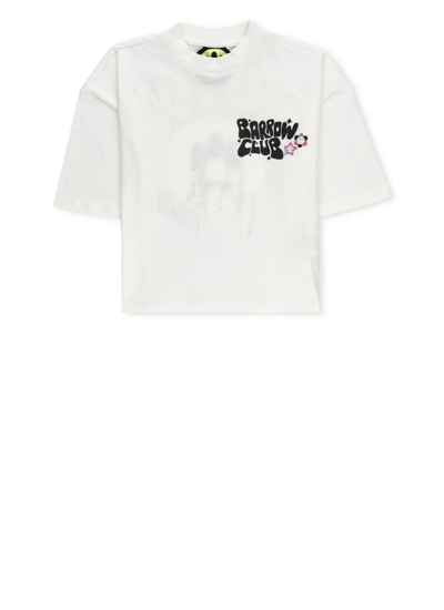 Barrow Kids' Logoed T-shirt In White