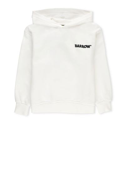Barrow Kids' Hoodie With Print In White