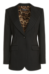 DOLCE & GABBANA SINGLE-BREASTED ONE BUTTON JACKET