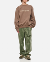 Carhartt Cotton Sweatshirt In Brown