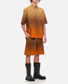 Msgm Bermuda Shorts In Cotton In Multicolour