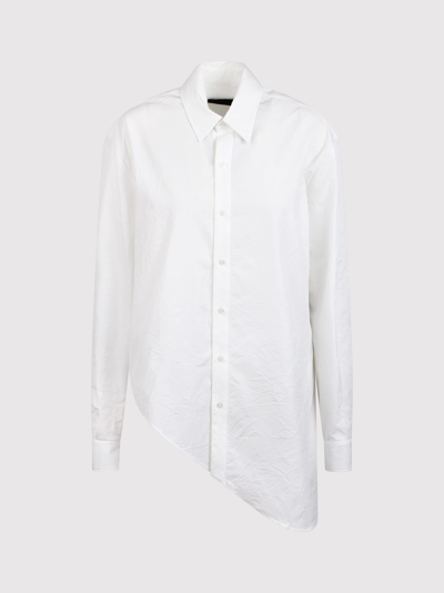 Ssheena Asymmetric Shirt In White