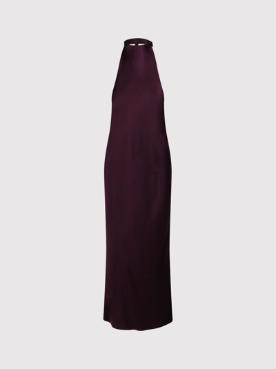 Ssheena Long Dress In Purple