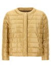 Herno Crio Casual Jackets And Parka Gold In Gold