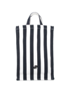 Patou Striped Bag In Black