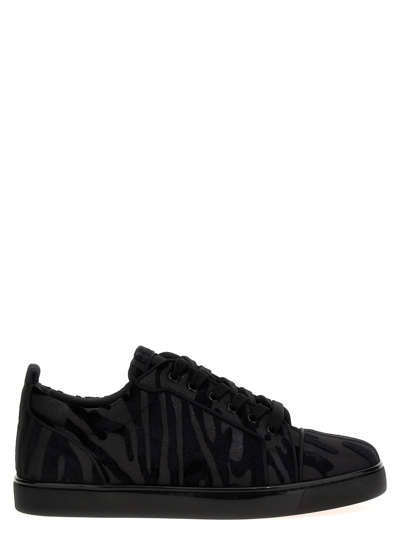 Christian Louboutin Louis Junior Orlato Sneakers In Black