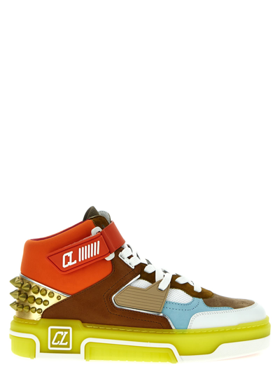 Christian Louboutin Astroloubi Mid Sneakers In Multicolor