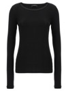 Fabiana Filippi Ribbed Sweater In Black