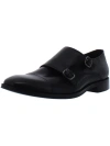 THE MEN'S STORE MENS LEATHER SLIP ON MONK SHOES
