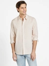 Guess Factory Norm Geometric Shirt In White