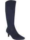Impo Namora Womens Pull On Zipper Knee-high Boots In Blue