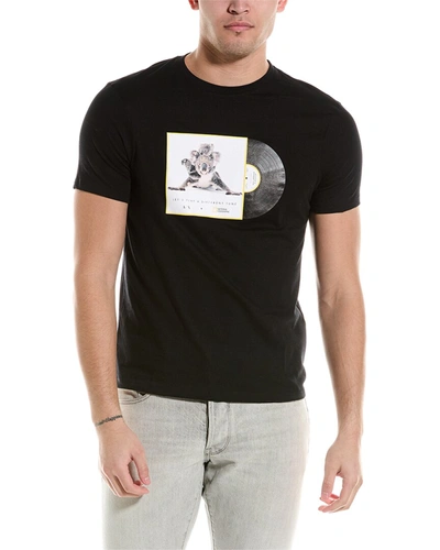 Armani Exchange Graphic Regular Fit T-shirt In Black