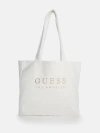 GUESS FACTORY TERRY CLOTH LOGO TOTE