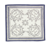 Created By The Future Is Bright Bandana Scarf In Blue/white In White