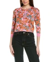 Carolina Herrera Floral-print Knit Dress In Multi