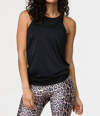 ONZIE TIE BACK TANK TOP IN BLACK