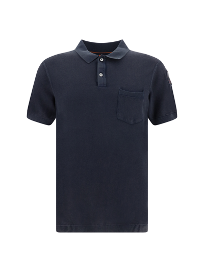 Parajumpers Raf Polo Shirt In Blue Navy