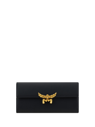 Mcm Himmel Wallet In Black