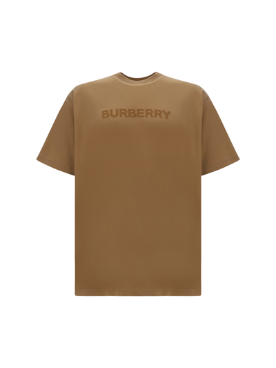 Burberry Harriston T-shirt In Camel