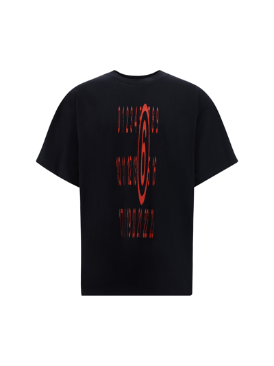 Mm6 Maison Margiela T-shirt In Black