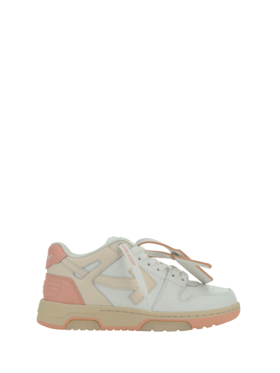 Off-white Sneakers In White Pink