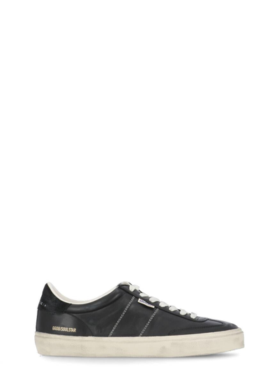 Golden Goose Soul Star Trainers In Black