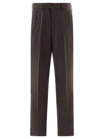 Our Legacy Gray Darien Trousers In Brown