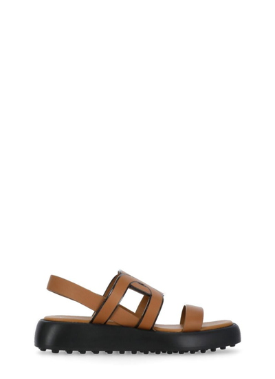 TOD'S TOD'S SANDALS BROWN