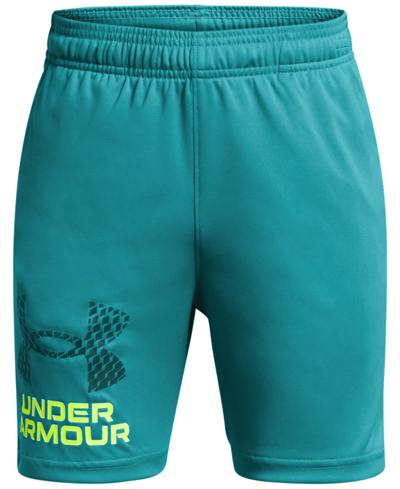 Under Armour Kids' Big Boys Tech Moisture-wicking Quick-dry Shorts In Circuit Teal,hydro Teal