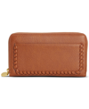 Style & Co Whip-stitch Zip Wallet, Created For Macy's In Tortoise Shell