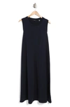 T Tahari Tank Midi Dress In Classic Navy