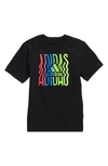 Adidas Originals Kids' In Motion Graphic T-shirt In Black