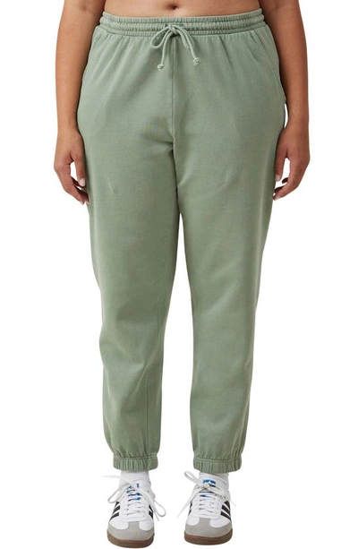 Cotton On Women's Classic Washed Mid Rise Sweatpants In Washed Sage