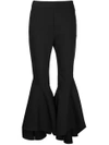 ELLERY ELLERY FLARED TROUSERS - BLACK,7PP552SUBLACK12245018