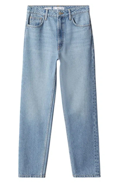 Mango Mom High-waist Jeans Medium Blue
