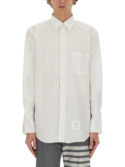 Thom Browne Button Down Shirt In White