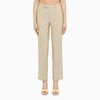 Department Five Viscose Rope Trousers In Beige