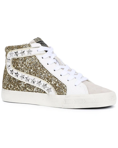 VINTAGE HAVANA MATEEL SUEDE & GLITTER SNEAKER