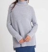 525 AMERICA STELLA TURTLENECK TUNIC SWEATER IN ICEBERG