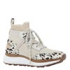 Otbt Hybrid High Top Platform Sneaker In Beige