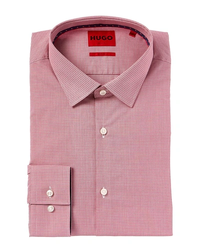 Hugo Boss Slim Fit Dress Shirt In Pink