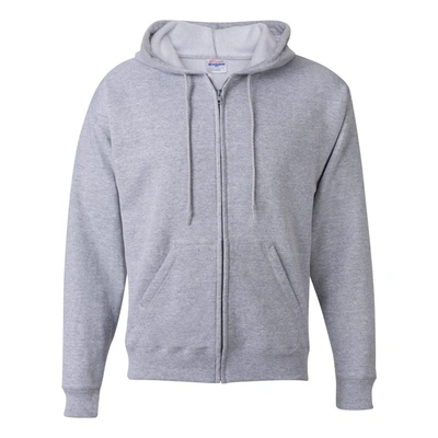 Hanes Ecosmart Full-zip Hooded Sweatshirt In Orange