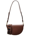 Stella Mccartney Marlee Mini Logo Crossbody In Brown