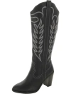 MIA DAKOTA WOMENS FAUX LEATHER EMBROIDERED COWBOY, WESTERN BOOTS