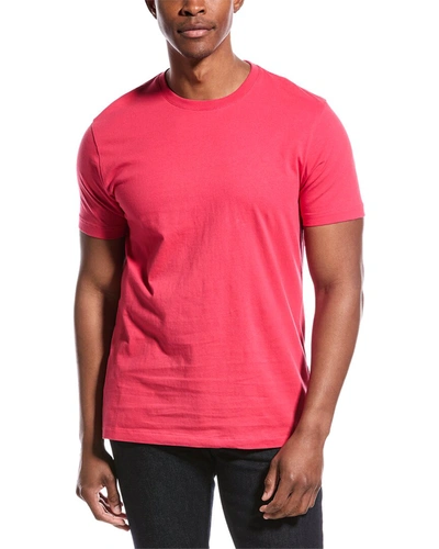 Frame Denim Logo T-shirt In Pink