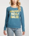CHASER HAPPY HOLIDAZE PULLOVER IN FLORA