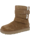 UGG BAILEY GRAPHIC WOMENS SUEDE PULL ON ANKLE BOOTS