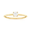 Rs Pure By Ross-simons White Sapphire Ring In 14kt Yellow Gold In Silver